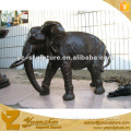 outdoor decorative brass life size elephant statue for sale